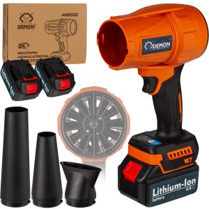 DMUCHAWA AKUMULATOROWA TURBO LIŚCI ŚNIEGU OGRODOWA 800W 2xAKUMULATOR 4Ah