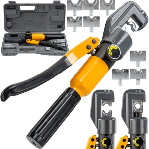 ZACISKARKA HYDRAULICZNA DO TULEJEK KABLI PRASA SZEŚCIOKĄTNA MATRYCE 4-70mm²