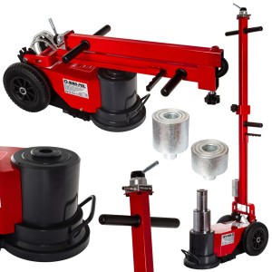 PODNOŚNIK HYDRAULICZNY PNEUMATYCZNY 15T 30T 195-420mm ŻABA TIR