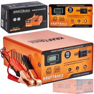PROSTOWNIK ŁADOWARKA MIKROPROCESOROWY AKUMULATOROWY 6V / 12V 6-200Ah