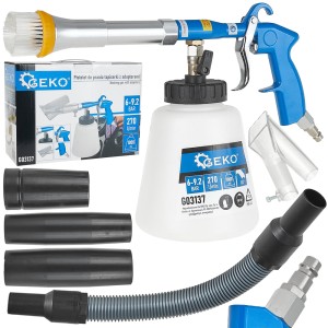 PISTOLET DO PRANIA CZYSZCZENIA TAPICERKI PIORĄCY ADAPTERY ODKURZACZA 1000ml