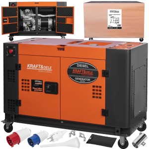 AGREGAT PRĄDOTWÓRCZY GENERATOR PRĄDU 20kW 20000W 230V/400V 3-FAZOWY DIESEL