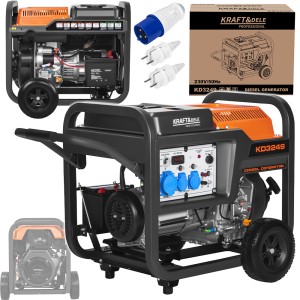 AGREGAT PRĄDOTWÓRCZY GENERATOR PRĄDU 230V JEDNOFAZOWY 9kW 9000W DIESEL