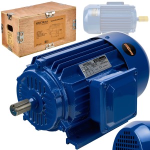 SOLIDNY SILNIK ELEKTRYCZNY TRÓJFAZOWY 2,2kW 2200W 380V 2840rpm WAŁEK 24mm