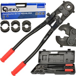 PRASKA PRASA ZACISKARKA RUR ZESTAW PEX-AL-PEX MATRYCE U TH 16-26mm 