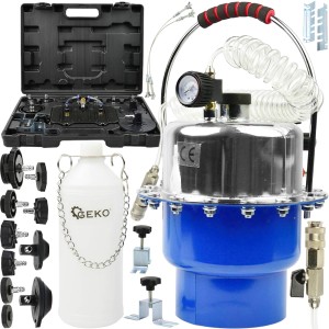 URZĄDZENIE DO WYMIANY PŁYNU HAMULCOWEGO SPRZĘGŁA ZESTAW ADAPTERÓW 1/4” 10l
