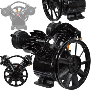 POMPA KOMPRESORA SPRĘŻARKA TYP V 3KM 2-CYLINDRY OLEJOWA 400L/MIN 8BAR