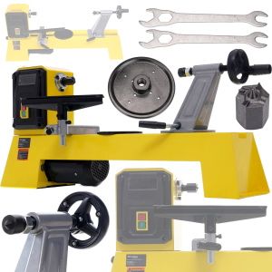 TOKARKA STOŁOWA DO DREWNA ELEKTRYCZNA 650W 500mm 230V / 50-60Hz REGULACJA