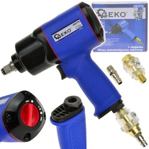 KLUCZ PNEUMATYCZNY UDAROWY 1/2" DO KÓŁ 1550NM 8500 obr/min +OLEJARKA ZESTAW