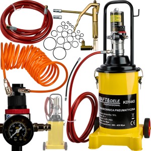 SMAROWNICA TAWOTNICA PNEUMATYCZNA 12L AUTOMATYCZNA 0,85L/min WĄŻ 4m 