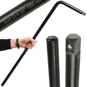 POKRĘTŁO KLUCZ FAJKOWY 3/4" 1000MM TYP L KLUCZ DO NASADEK DO KÓŁ