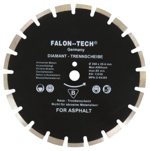 TARCZA DIAMENTOWA SEGMENTOWA 350MM x25,4 DO ASFALTU BETONU KOSTKI