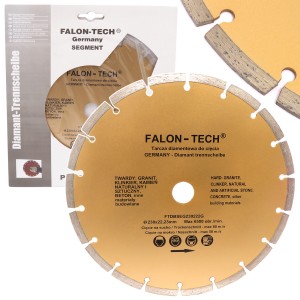 FALON TECH TARCZA DIAMENTOWA 230 x 22,2 SEGMENT FTDBSEG230222G 