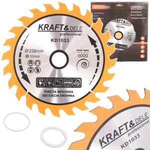 TARCZA WIDIOWA DO DREWNA WIDIA 250 mm x 32 mm 24T
