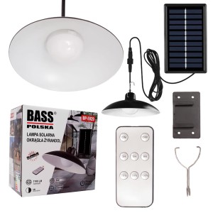 ZEWNĘTRZNA LAMPA SOLARNA Z PILOTEM LAMPA SOLARNA