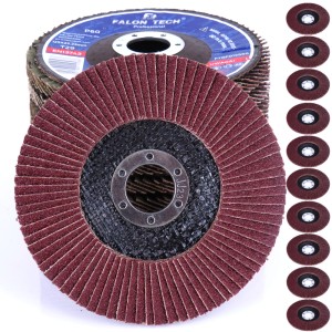 TARCZA DO SZLIFOWANIA DREWNA METALU 125/60 LAMELKA GR60 P60 ZESTAW 10 SZTUK
