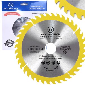 TARCZA PIŁA WIDIOWA WIDIA DO DREWNA MOCNA PRO 190x40Tx30mm WĘGLIK SPIEKANY