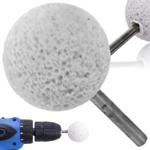PUMEKS ŚCIERNICA KULISTA DO SZORSTKOWANIA OPON 40 MM NA WIERTARKE TRZPIEŃ
