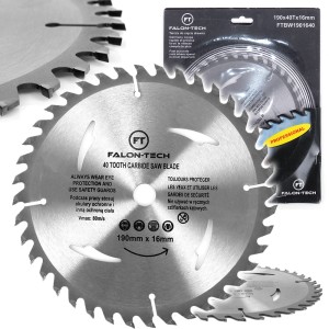 TARCZA PIŁA WIDIOWA DO CIĘCIA DREWNA MOCNA 190x40Tx16mm