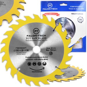 TARCZA PIŁA WIDIOWA WIDIA DO DREWNA MOCNA PRO 185x24Tx20mm WĘGLIK SPIEKANY