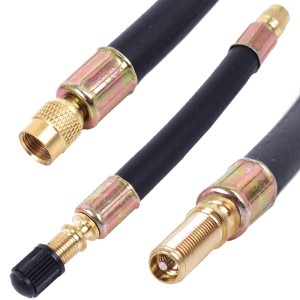 PRZEDŁUŻKA DO POMPOWANIA KÓŁ ZAWORÓW WENTYLI GUMOWA ADAPTER 140mm