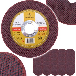 TARCZA TARCZE INOX 125x1,2 MM DO CIĘCIA METALU STALI ŻELIWA 25 SZT.