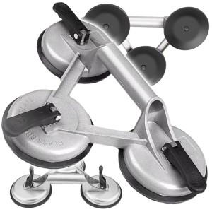 PRZYSSAWKA DO SZYB PANELI 3x UCHWYT SZKŁA GLAZURY PŁYTEK 150KG 120mm