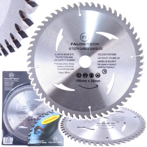 TARCZA PIŁA WIDIOWA DO DREWNA 190 mm x 20 mm x 60T WIDIA DO CIĘCIA DREWNA