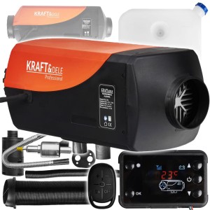 NAGRZEWNICA SPALINOWA OLEJOWA OGRZEWANIE POSTOJOWE 8KW 12V LCD PILOT