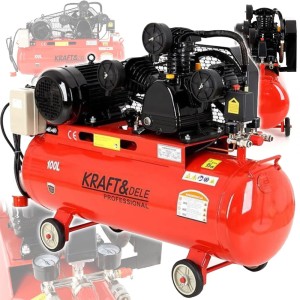 KRAFT SPRĘŻARKA KOMPRESOR 100L 5,6KM 400V 3 TŁOKI