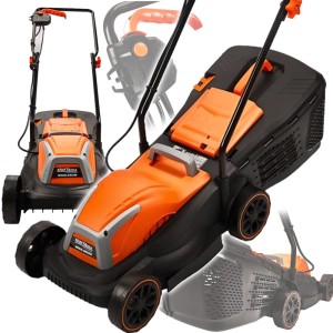 KOSIARKA ELEKTRYCZNA DO TRAWY 2400W DUŻY KOSZ 25L 32cm REGULACJA 20/40/60mm