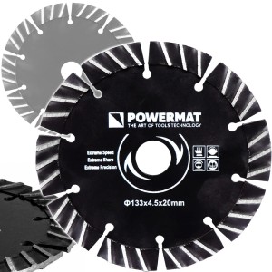TARCZA DIAMENTOWA DO BRUZDOWNICY PIŁA 133 MM BETON